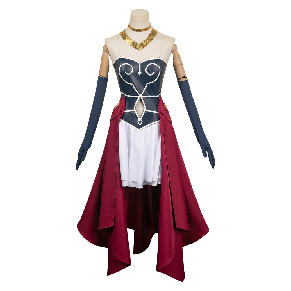 Anime Frieren Beyond Journey‘s End Aura Cosplay Costume Women Halloween Carnival Party Outfits