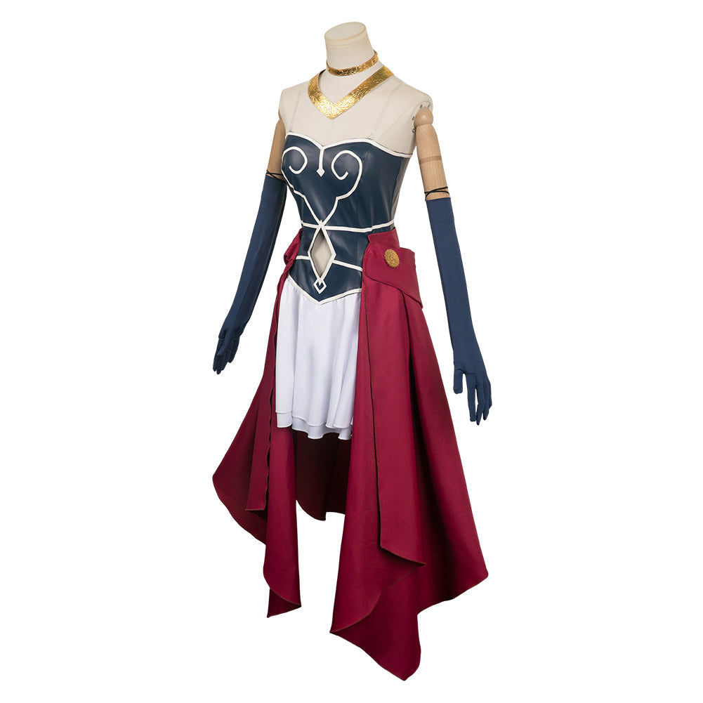 Anime Frieren Beyond Journey‘s End Aura Cosplay Costume Women Halloween Carnival Party Outfits