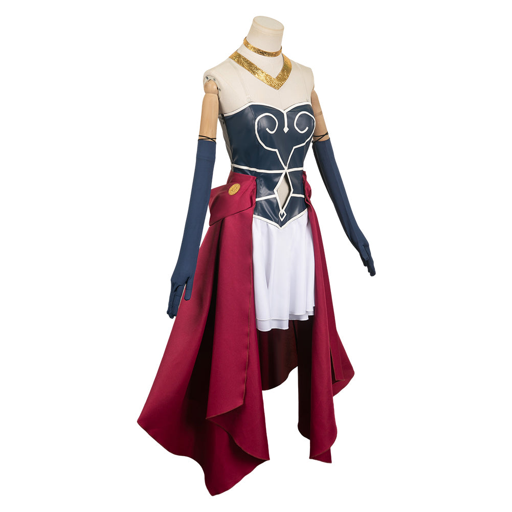 Anime Frieren Beyond Journey‘s End Aura Cosplay Costume Women Halloween Carnival Party Outfits