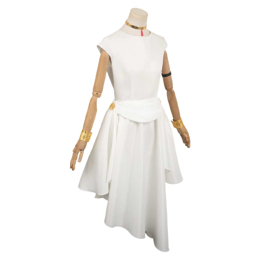 Anime Frieren Beyond Journey‘s End Flamme White Dress Cosplay Costume Women Halloween Carnival Party Outfits