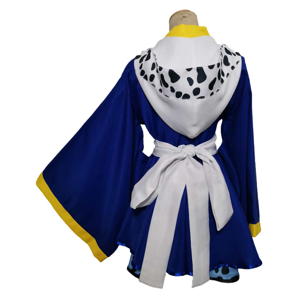 Anime One Piece Trafalgar D. Water Law Kimono Cosplay Costume Outfits Halloween Carnival Suit