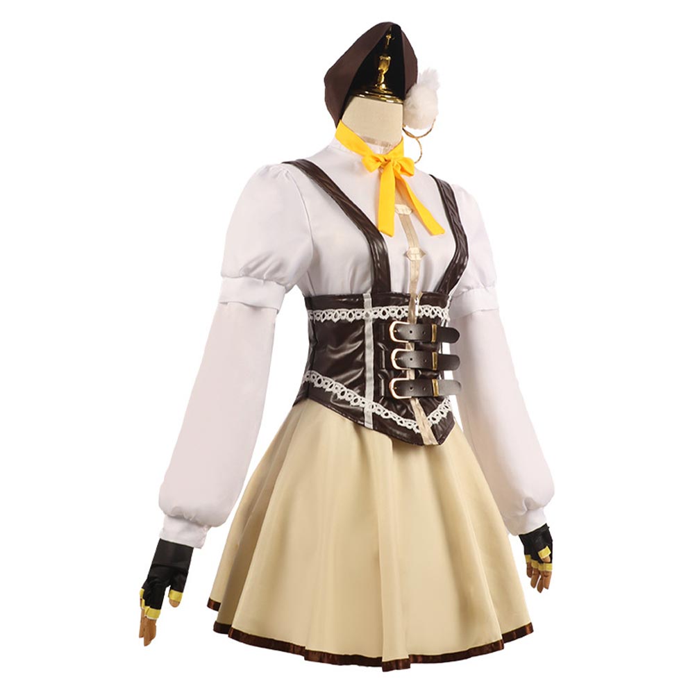 Anime Puella Magi Madoka Magica Mami Tomoe Cosplay Costume Halloween Carnival Party Suit