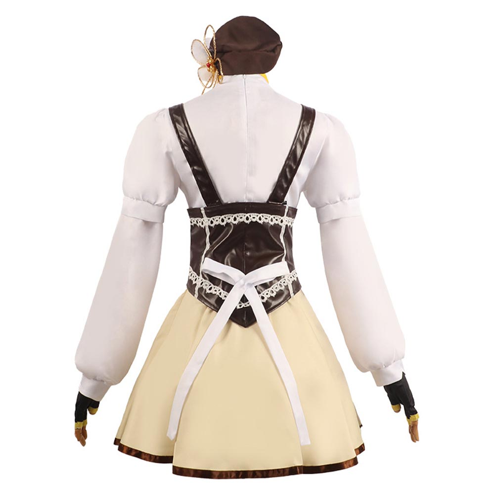 Anime Puella Magi Madoka Magica Mami Tomoe Cosplay Costume Halloween Carnival Party Suit