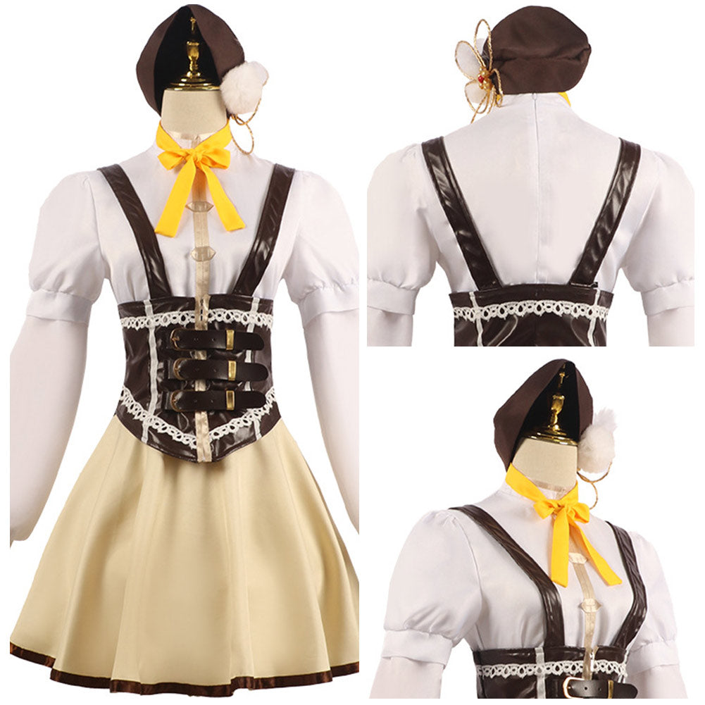 Anime Puella Magi Madoka Magica Mami Tomoe Cosplay Costume Halloween Carnival Party Suit