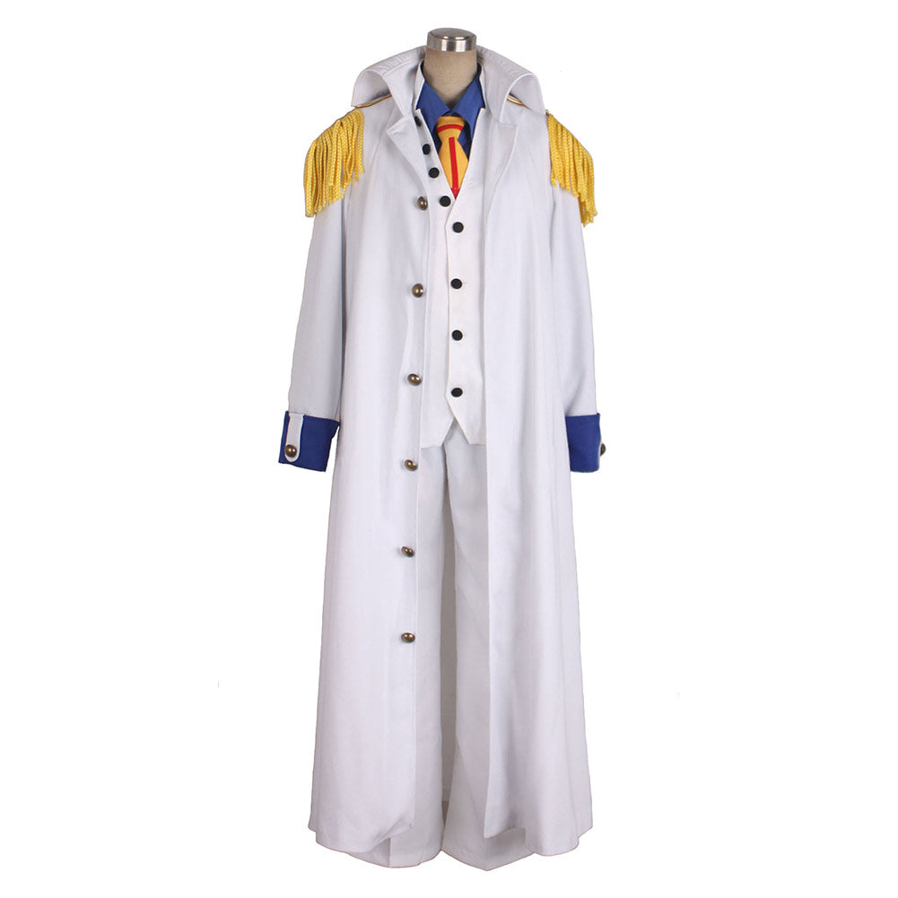 One Piece Kuzan Aokiji Cosplay Costume Outfits Halloween Carnival Party Disguise Suits