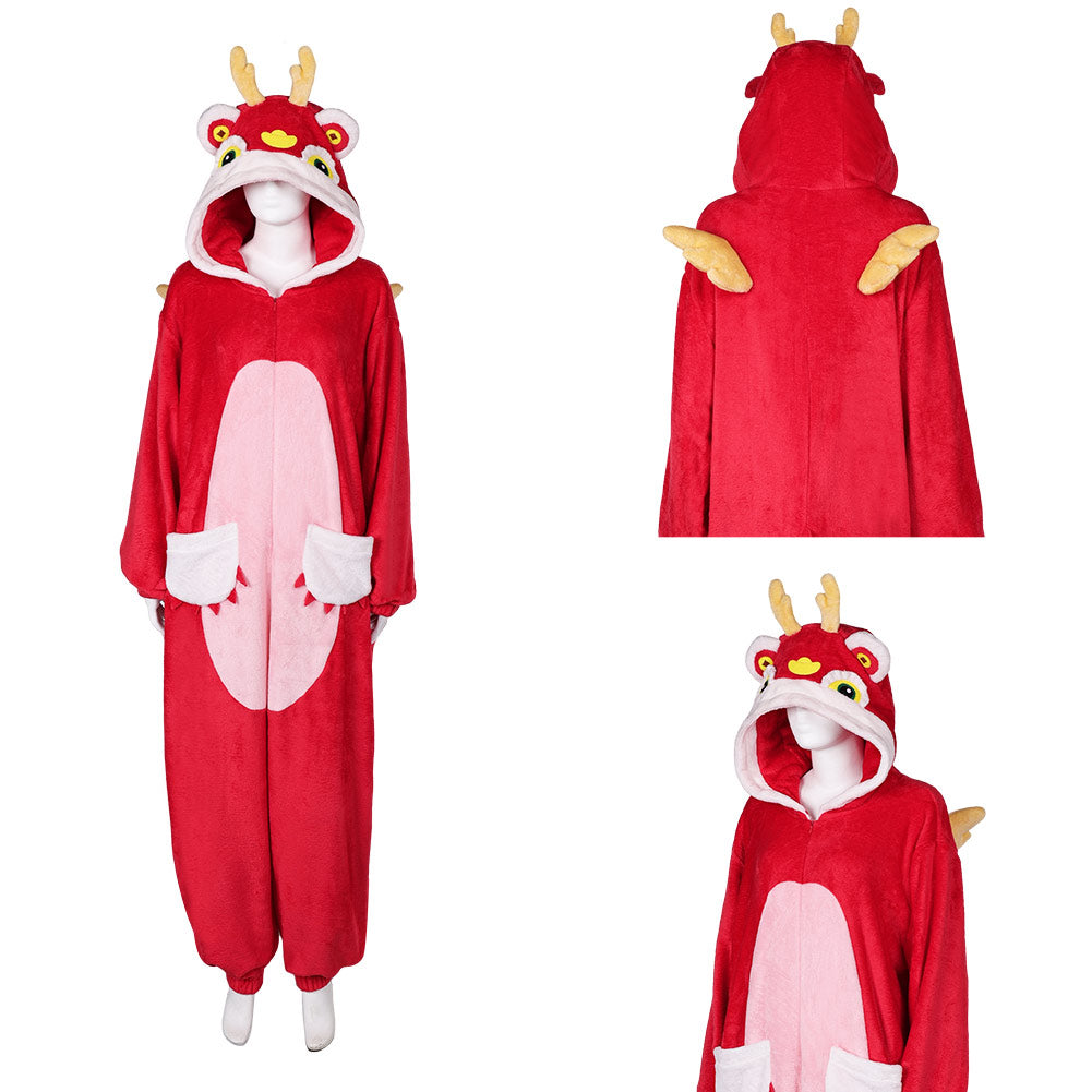 Baby Dragon pajamas Cosplay Costume Outfits 