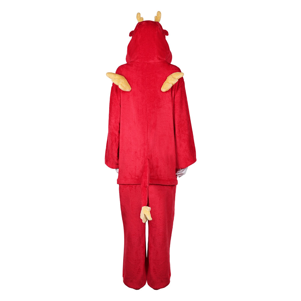 Baby Dragon pajamas Cosplay Costume Outfits 