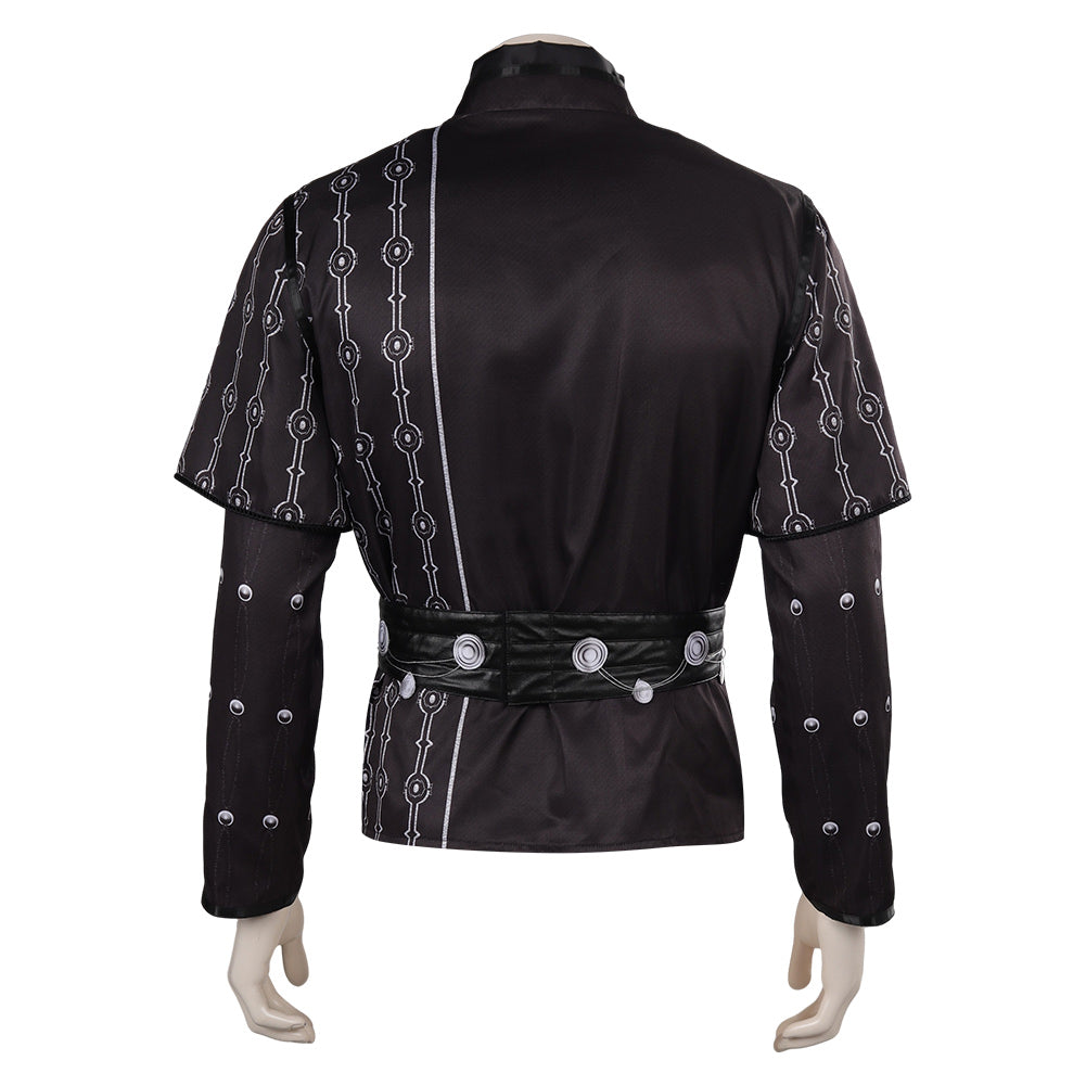 Baldur's Gate Astarion black Jacket Cosplay Costume Outfits Halloween Carnival Suit