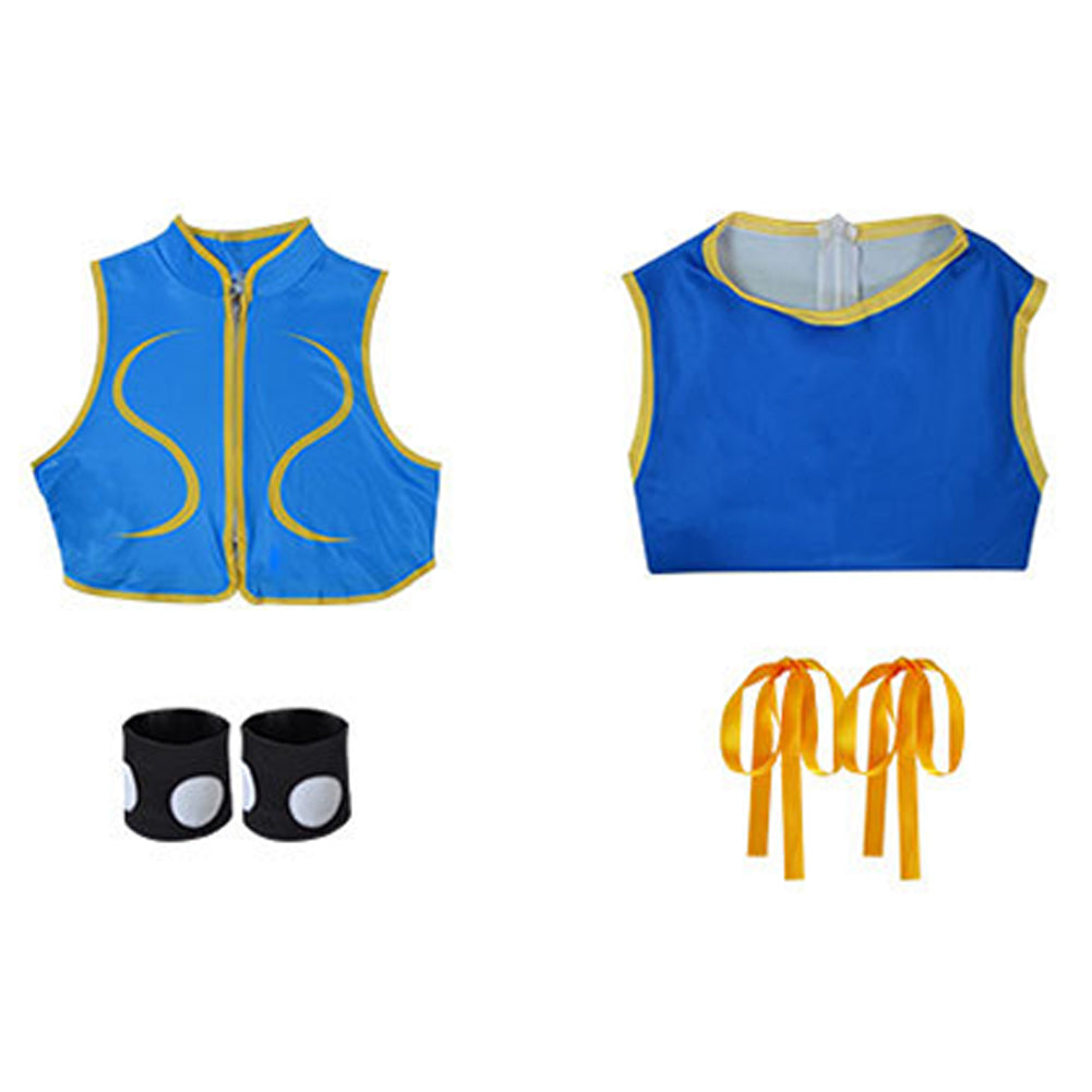 Street Fighter ZERO Chun Li Cosplay Costume Outfits Halloween Carnival Party Disguise Suit