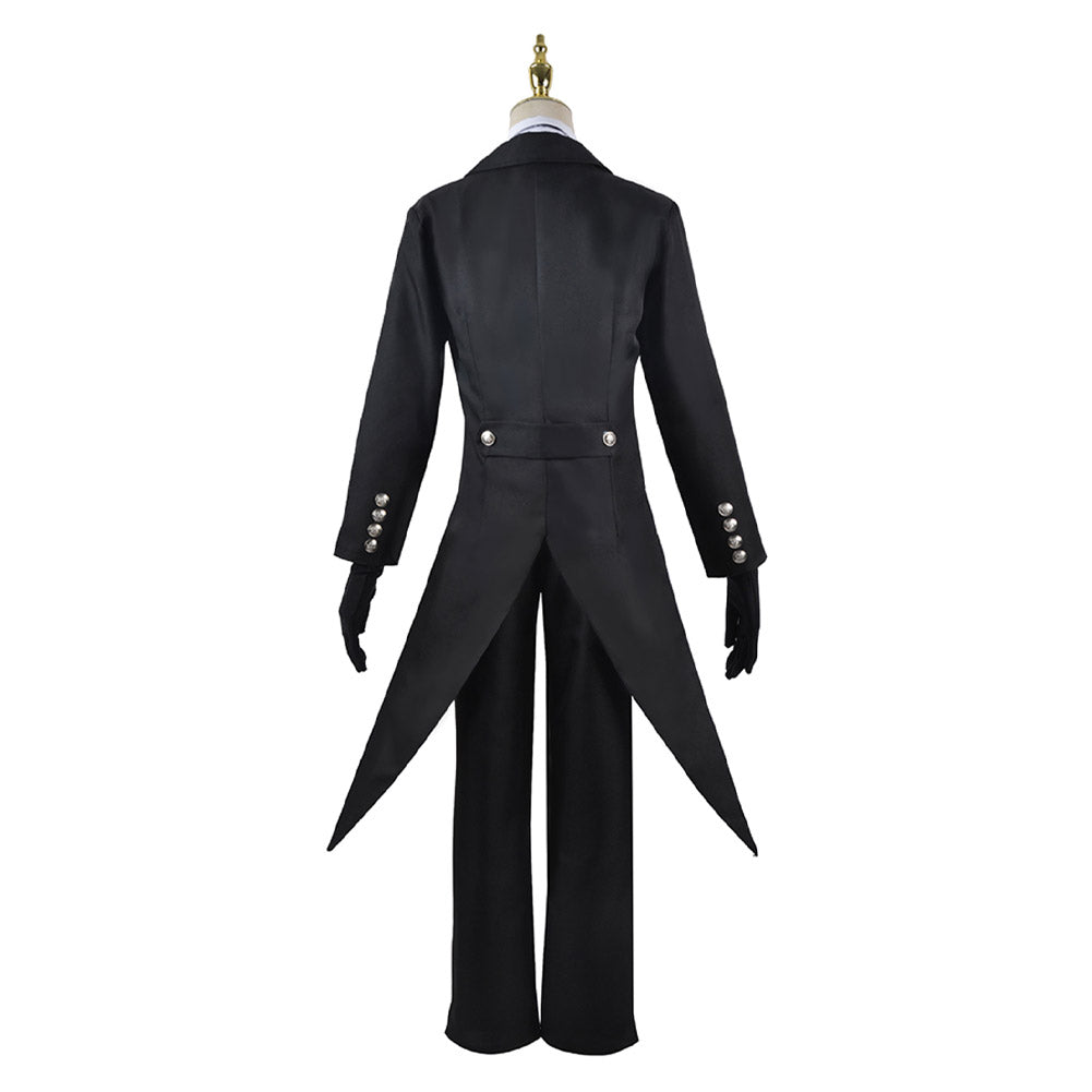 Black Butler Sebastian Michaelis Cosplay Costume Outfits Halloween Carnival Suit