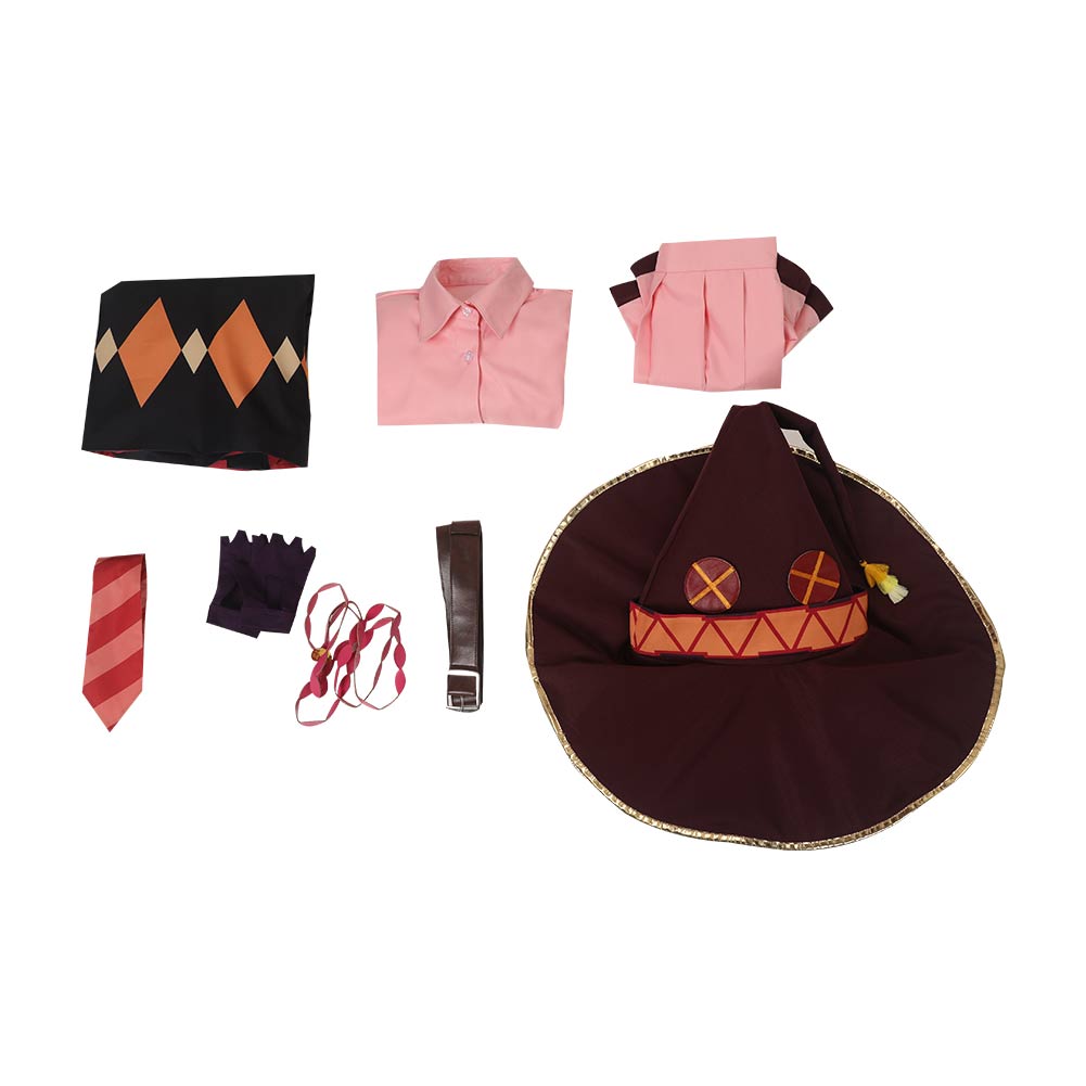 Kono Subarashii Sekai ni Bakuen wo Megumin Cosplay Costume Outfits Halloween Carnival Party Suit