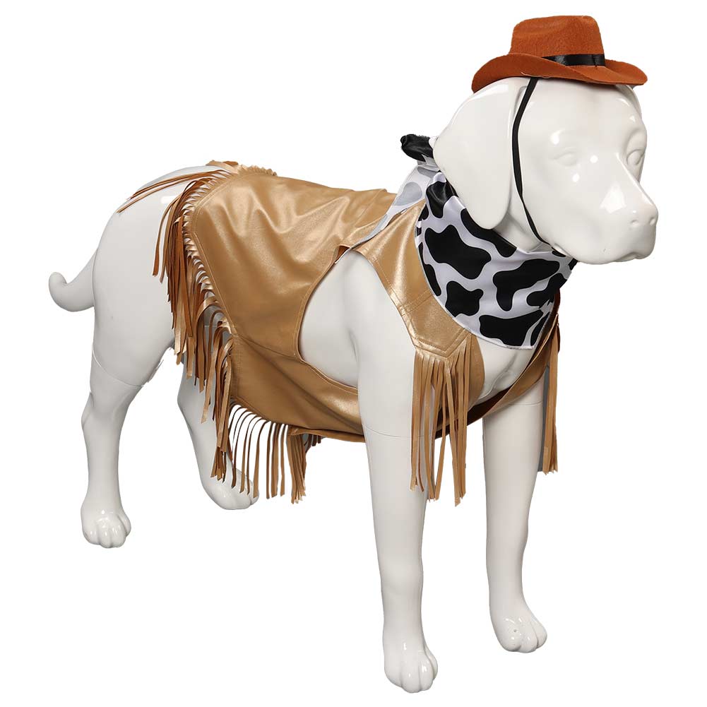 Cowboy Pet Dog Costume Dogs Halloween Clothes XS-L