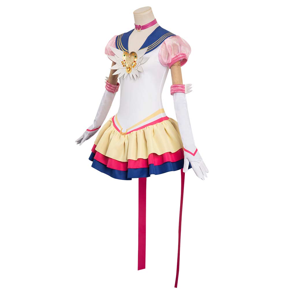 Bishoujo Senshi Sailor Moon Cosmos Movie Tsukino Usagi Cosplay Costume Halloween Carnival Party Outfits