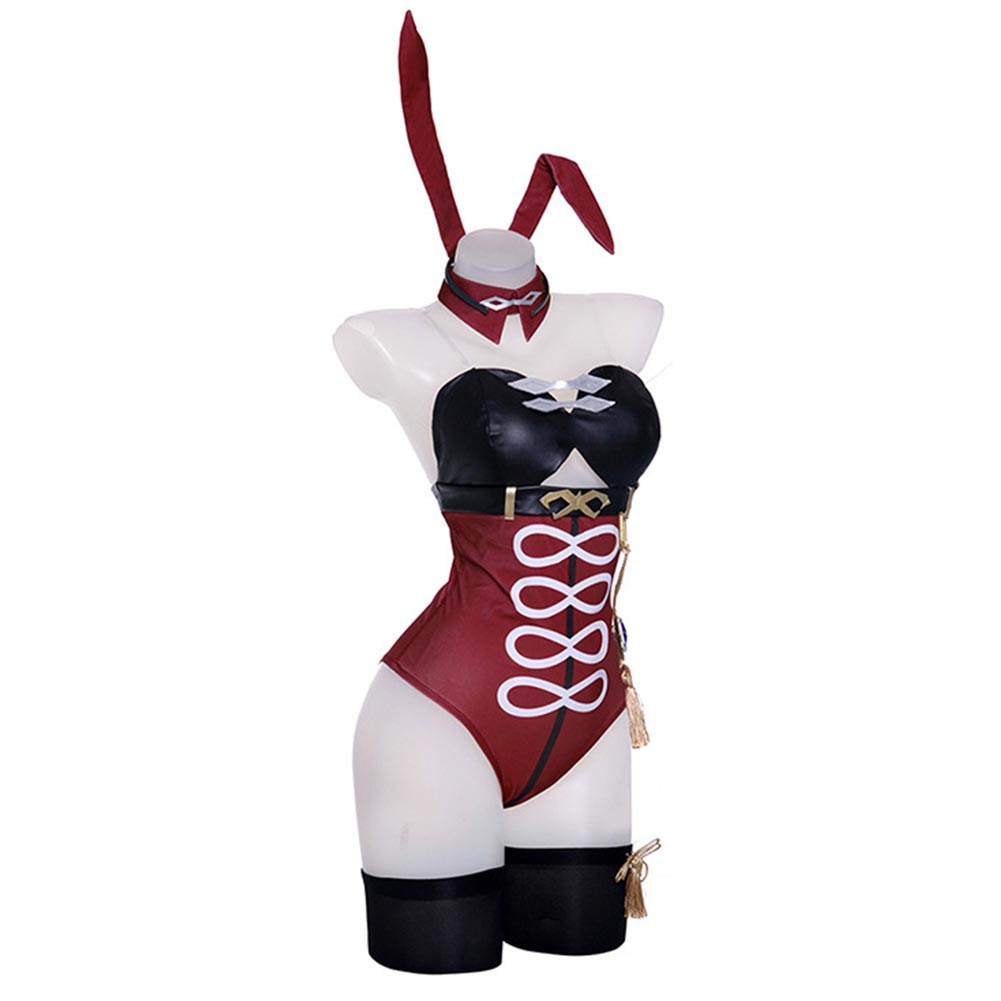 Genshin Impact Beidou Rabbit Bunny Cosplay Costume Outfits Halloween Carnival Party Disguise Suit