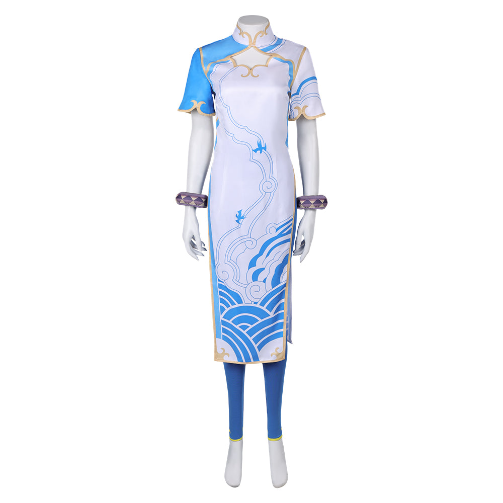 Chun Li combat uniform Street Fighter Cosplay Costume Outfits