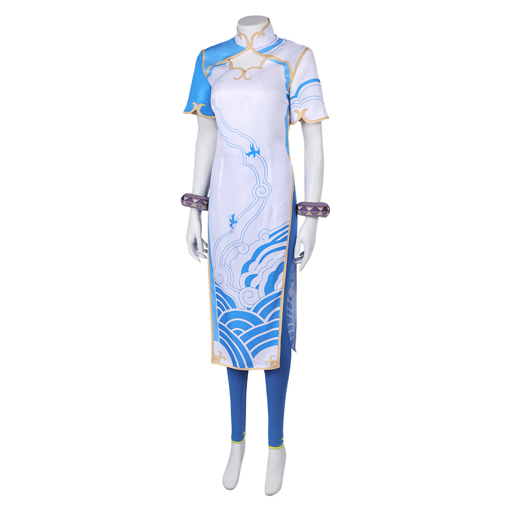 Chun Li combat uniform Street Fighter Cosplay Costume Outfits