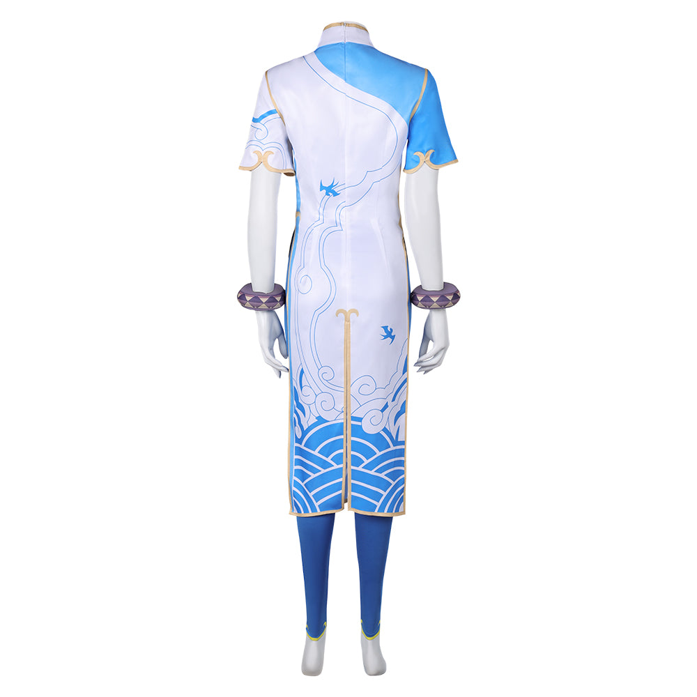 Chun Li combat uniform Street Fighter Cosplay Costume Outfits