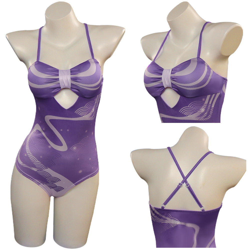 Genshin impact Sangonomiya Kokomi Swimsuit Cosplay Costume Halloween Carnival Party Outfits