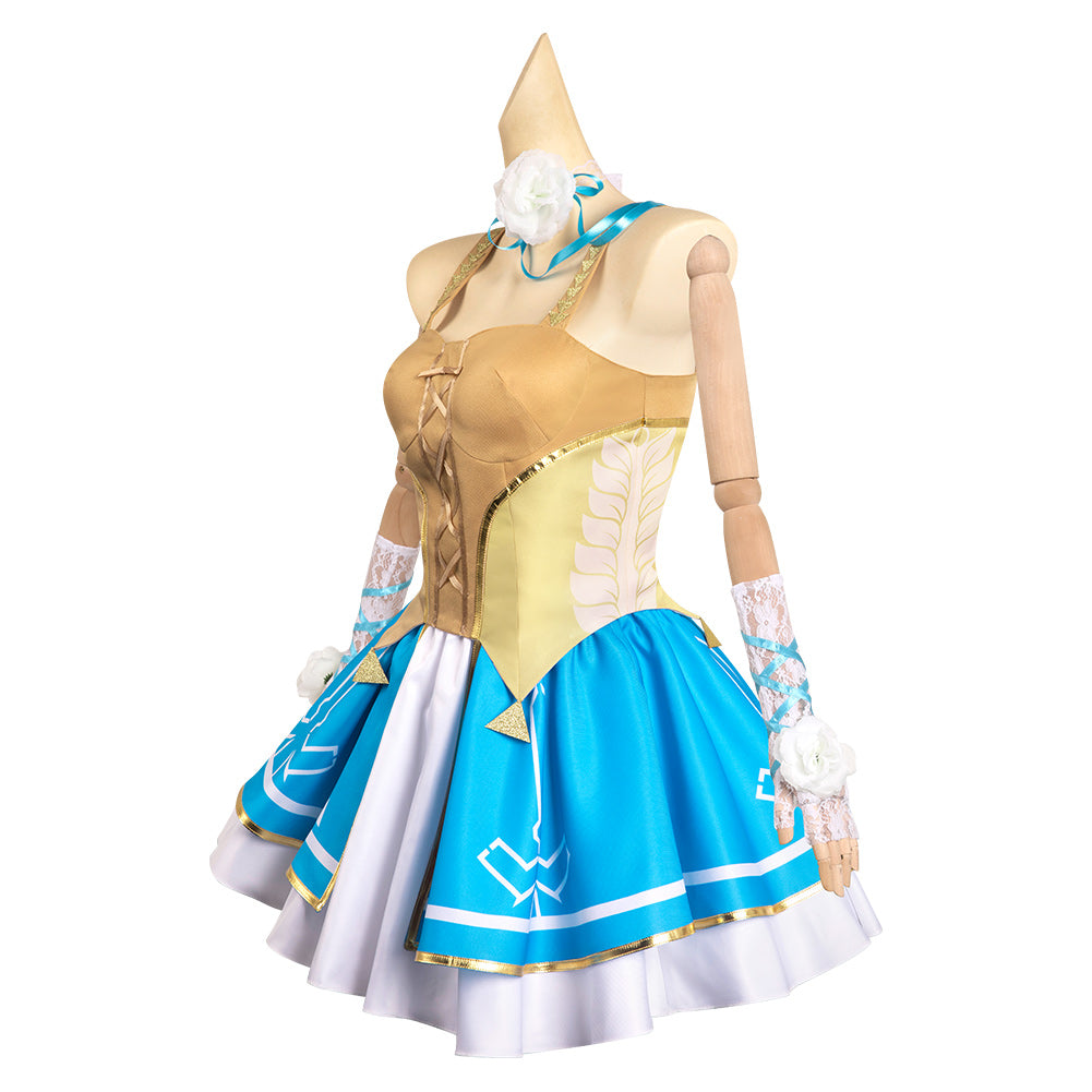 Princess Zalda Cosplay Costume Halloween Carnival Party Outfits