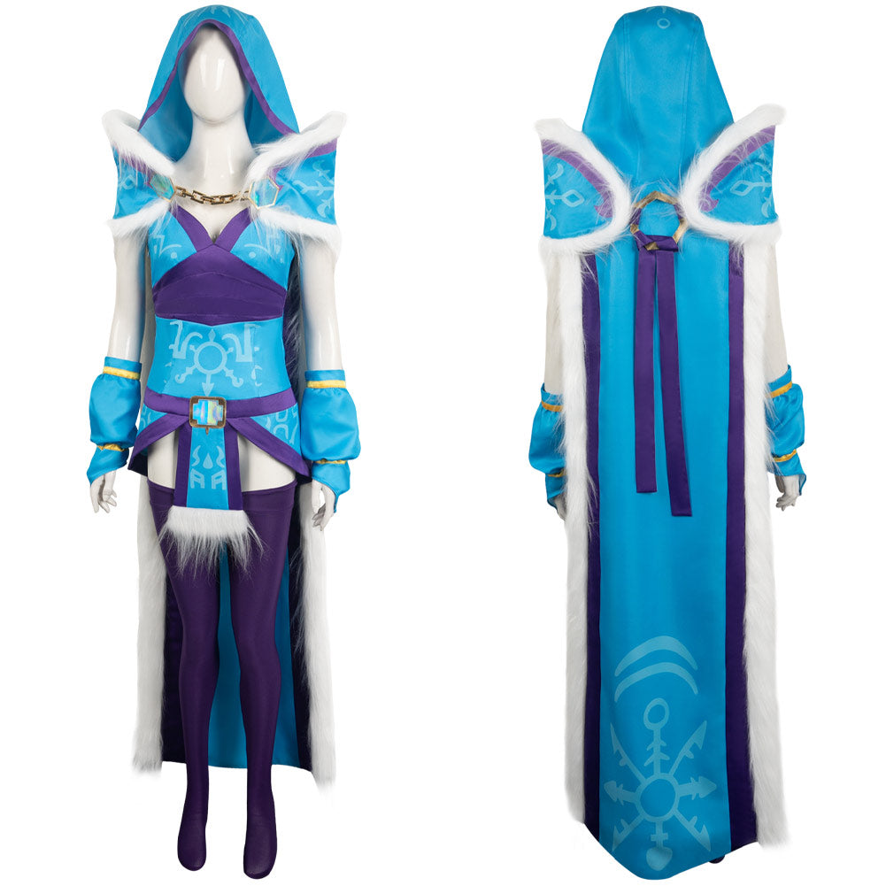 Dota Crystal Maiden Cosplay Costume Halloween Carnival Outfits