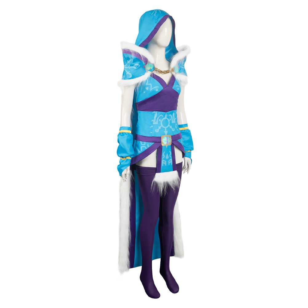 Dota Crystal Maiden Cosplay Costume Halloween Carnival Outfits