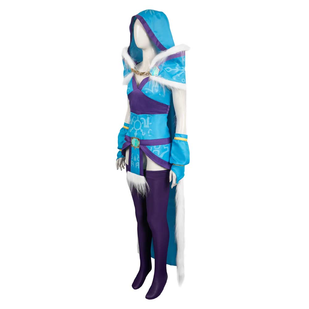 Dota Crystal Maiden Cosplay Costume Halloween Carnival Outfits