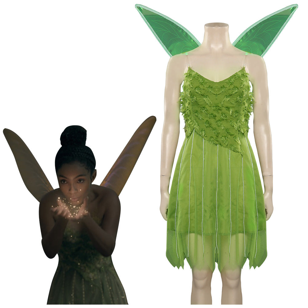 Peter Pan Wendy Tinker Cosplay Costume Outfits Halloween Carnival Party Disguise Suit Wings Dress