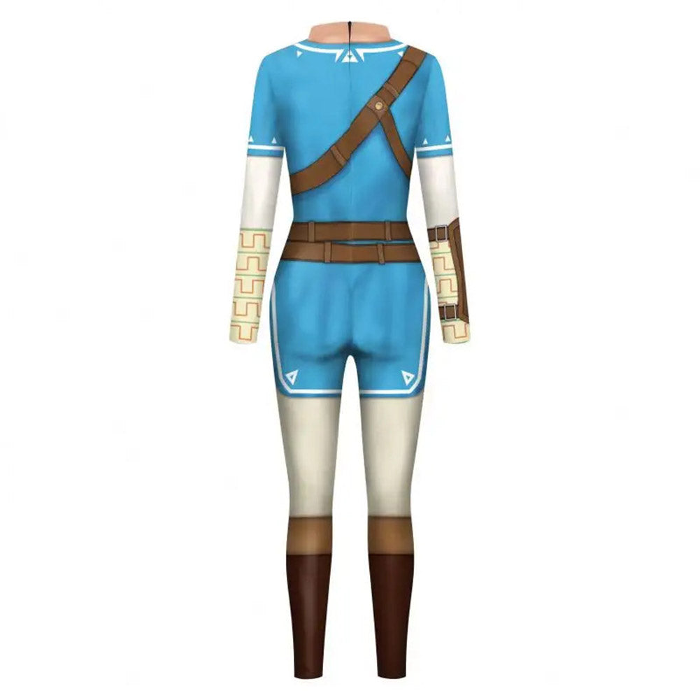 The Legend Of Zelda: Breath Of the Wild Link Cosplay Costume Jumpsuit Halloween Carnival Party Disguise Suit