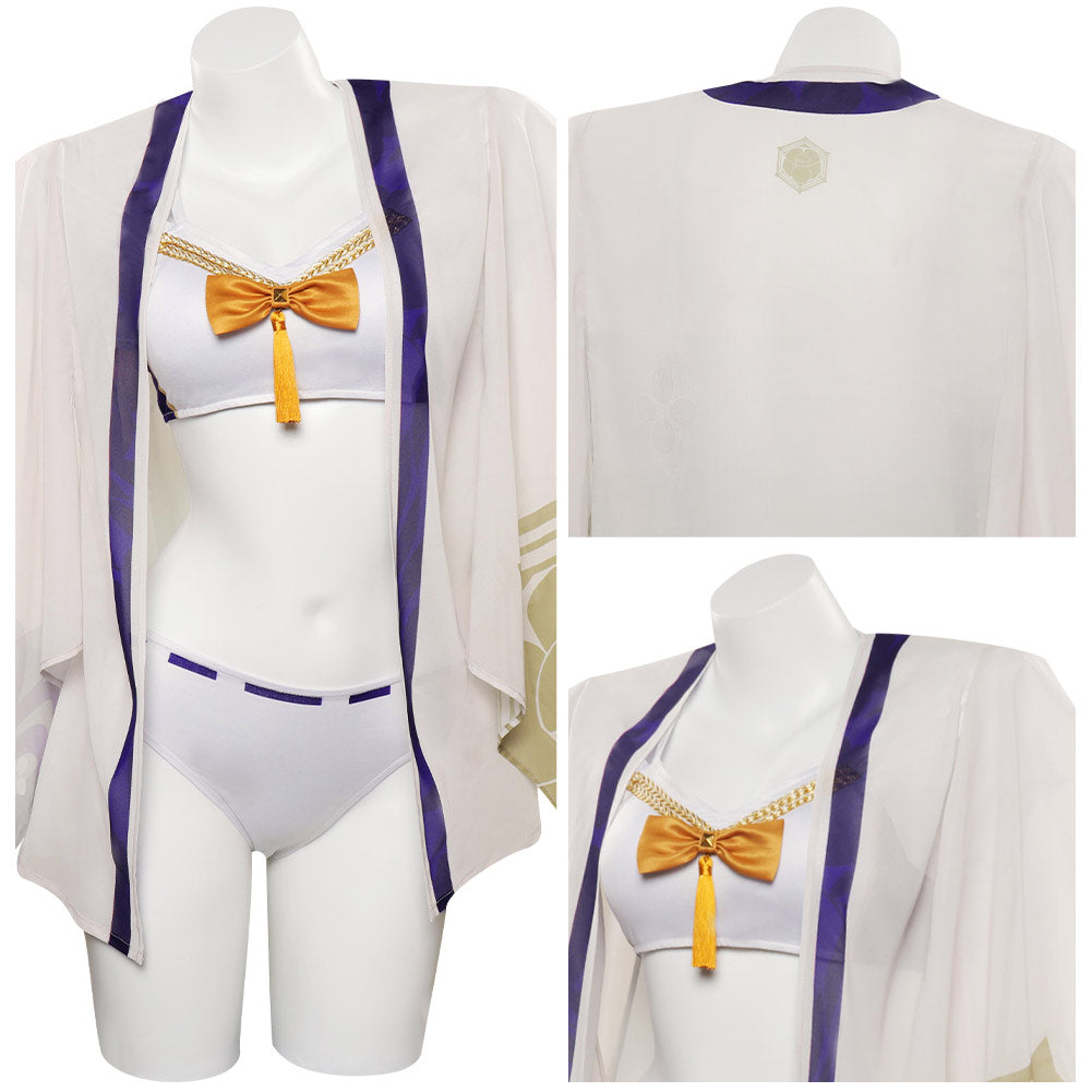 Genshin Impact Kamisato Ayato Cosplay Costume Halloween Carnival Party Disguise Swimsuit DISFRAZDEDIADEBRUJAS.ES®