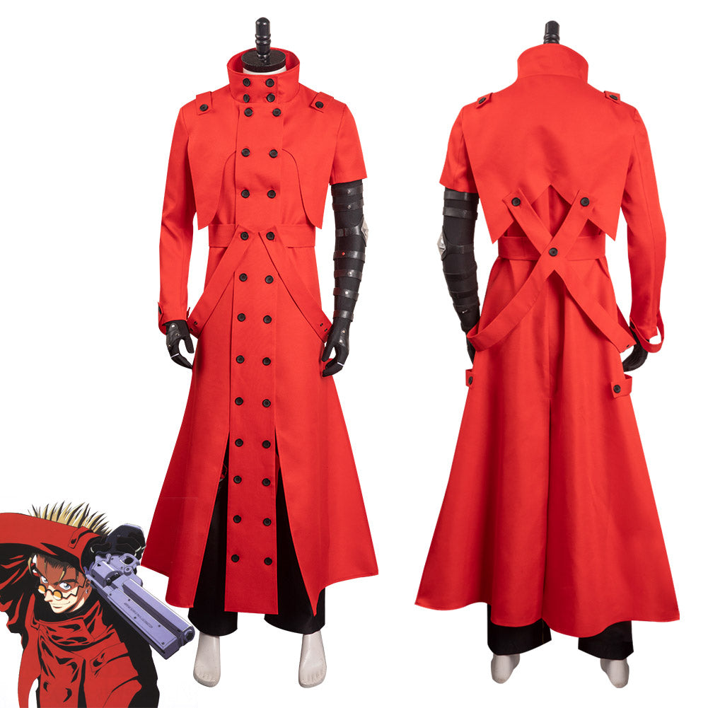 TRIGUN Vash the Stampede Cosplay Costume Outfits Halloween Carnival Party Disguise Suit