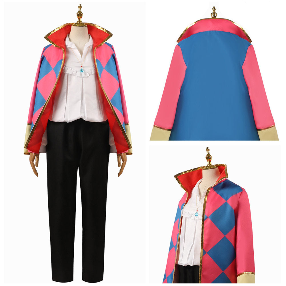 Howl's Moving Castle Hauro Cosplay Costume Outfits Halloween Carnival Party Suit