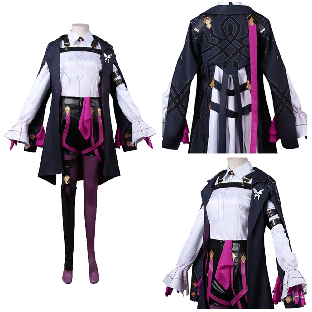 Honkai: Star Rail Kafka Cosplay Costume Outfits Halloween Carnival Party Disguise Suit