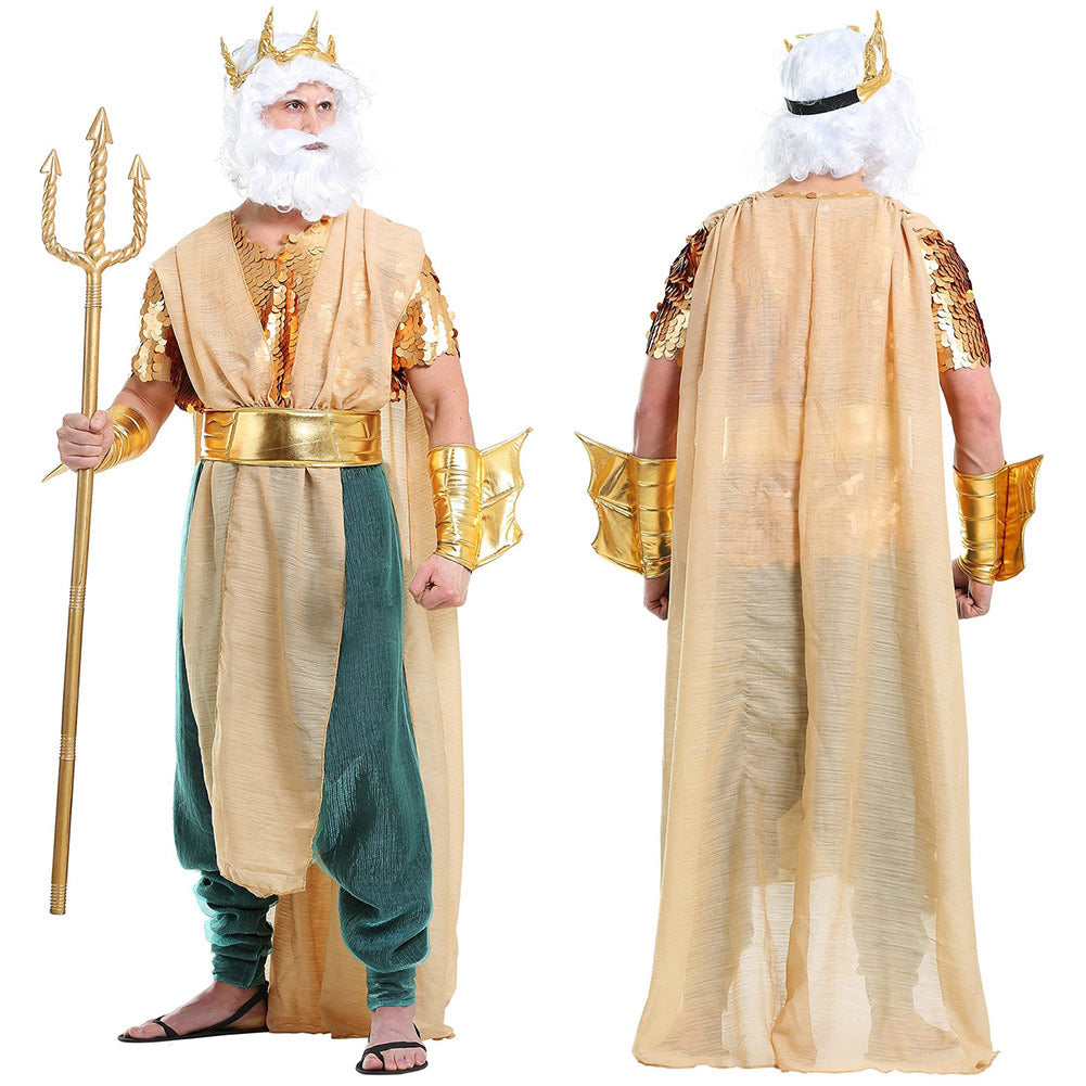 Triton/Trenton King Cosplay Costume Outfits Halloween Carnival Party Disguise Suit