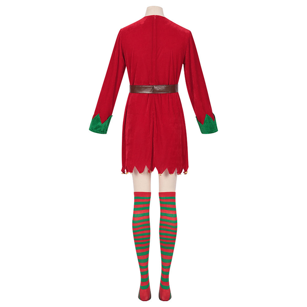 Elf Christmas Costume Women Dress Christmas Cosplay Outfits