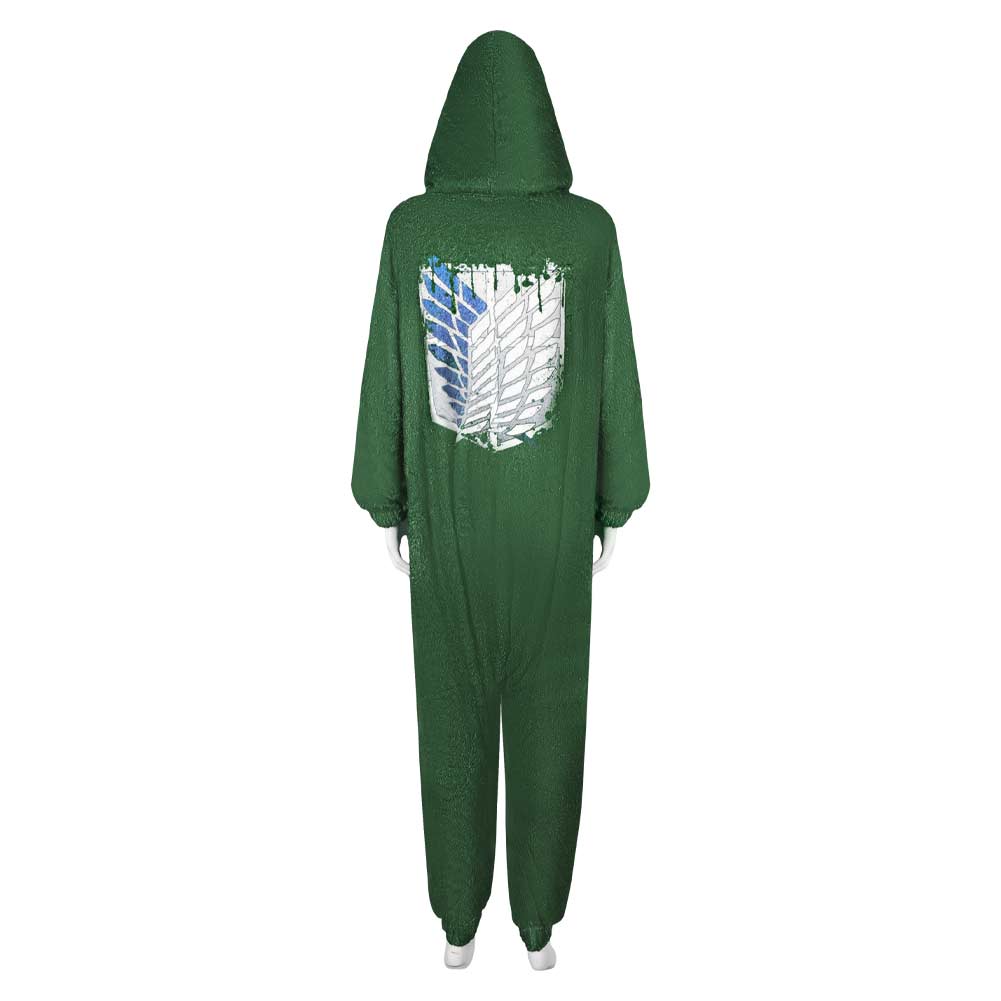 Eren Yeager Wings of Dreedom Pajamas Attack on Titan Levi Ackerman Sleepwear Cosplay Costume 