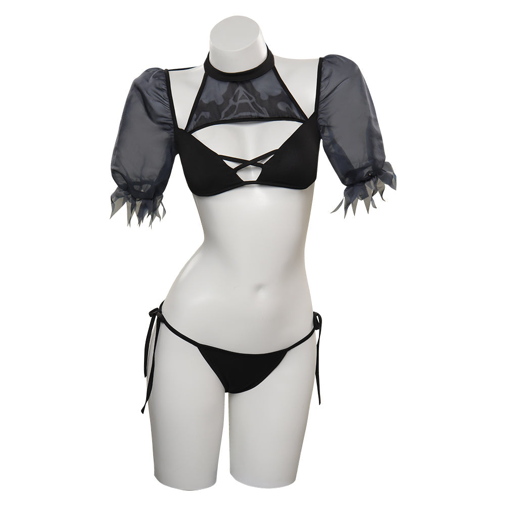 NieR:Automata YoRHa No.2 Sexy Bikini Swimsuit Outfits Halloween Carnival Party Suit