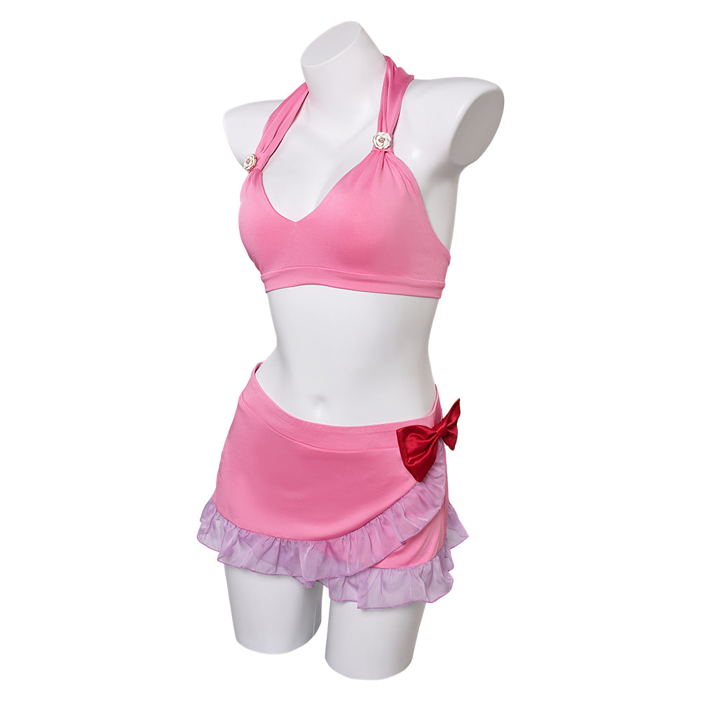 Final Fantasy 7 Rebirth Aerith Gainsborough Swimwear Cosplay Costume Halloween Carnival Outfits