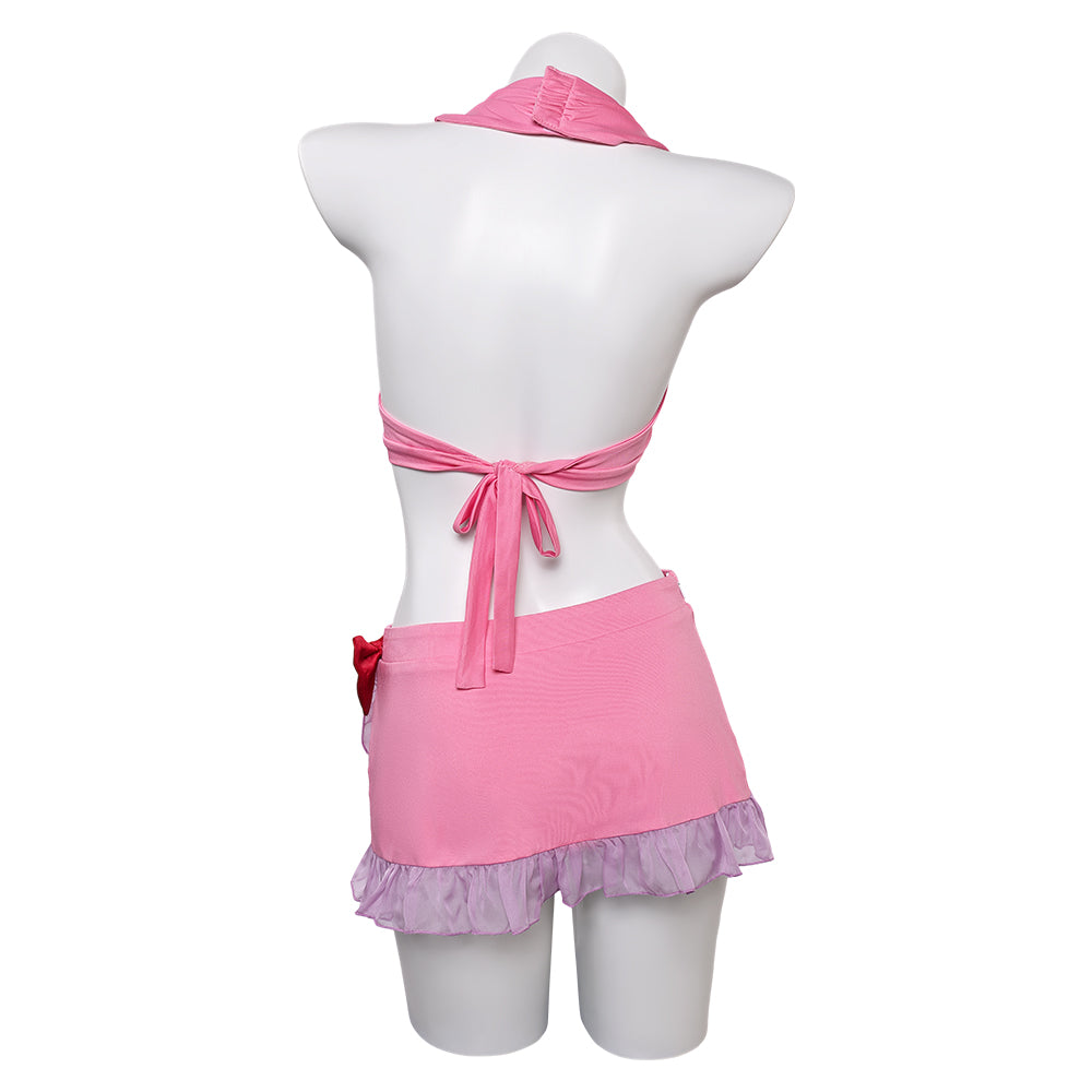 Final Fantasy 7 Rebirth Aerith Gainsborough Swimwear Cosplay Costume Halloween Carnival Outfits