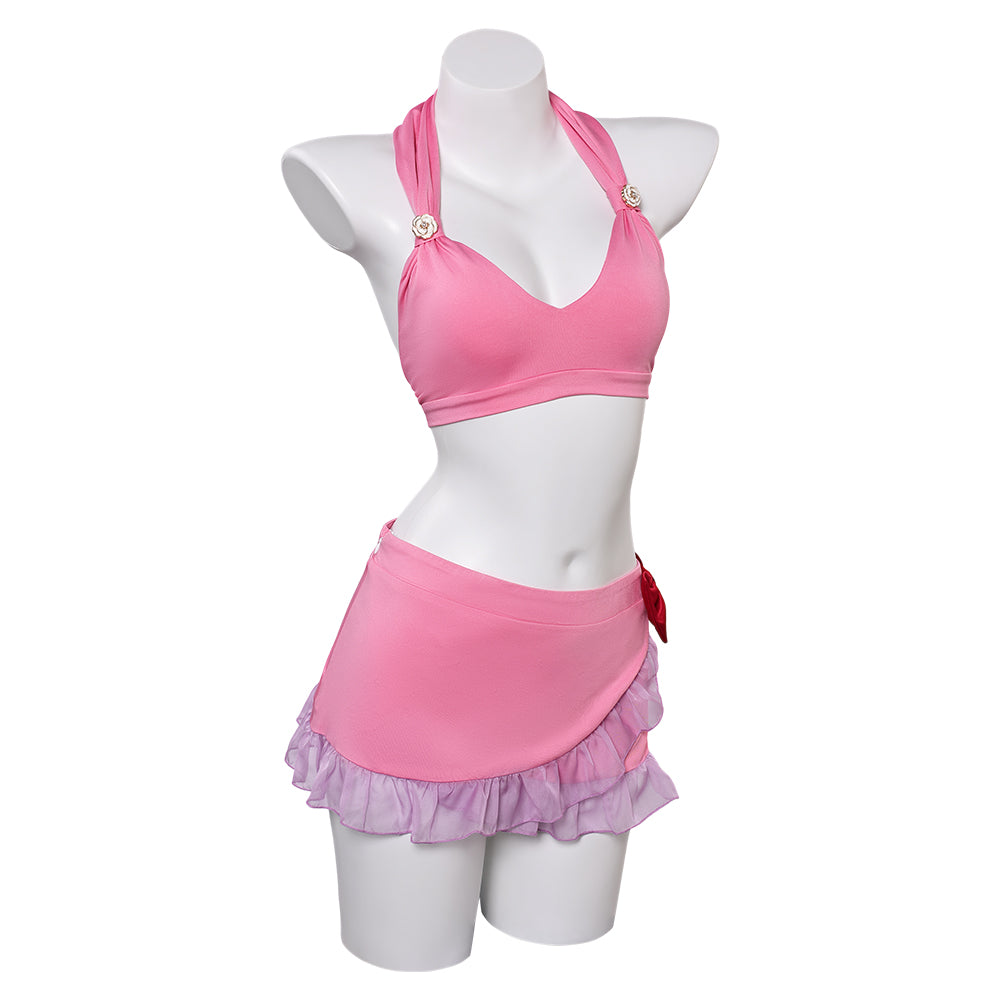 Final Fantasy 7 Rebirth Aerith Gainsborough Swimwear Cosplay Costume Halloween Carnival Outfits