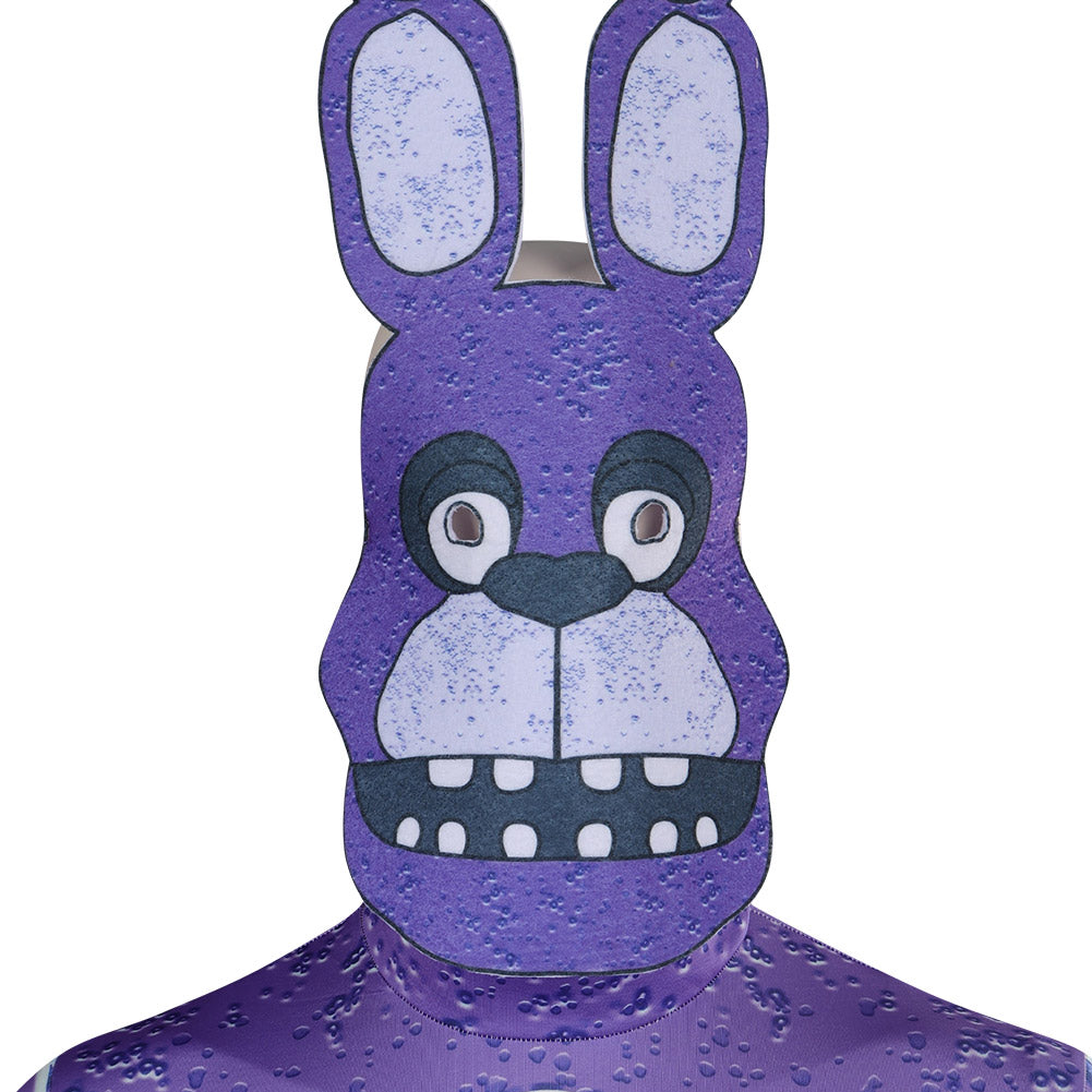 FNAF Bunnie Five Nights At Freddy's Jumpsuits with Mask Bonnie the Bunny Cosplay Costume Halloween Carnival Outfits