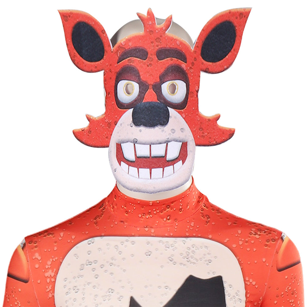 FNAF Foxy Five Nights At Freddy's Jumpsuits with Mask Foxy Cosplay Costume Halloween Carnival Outfits