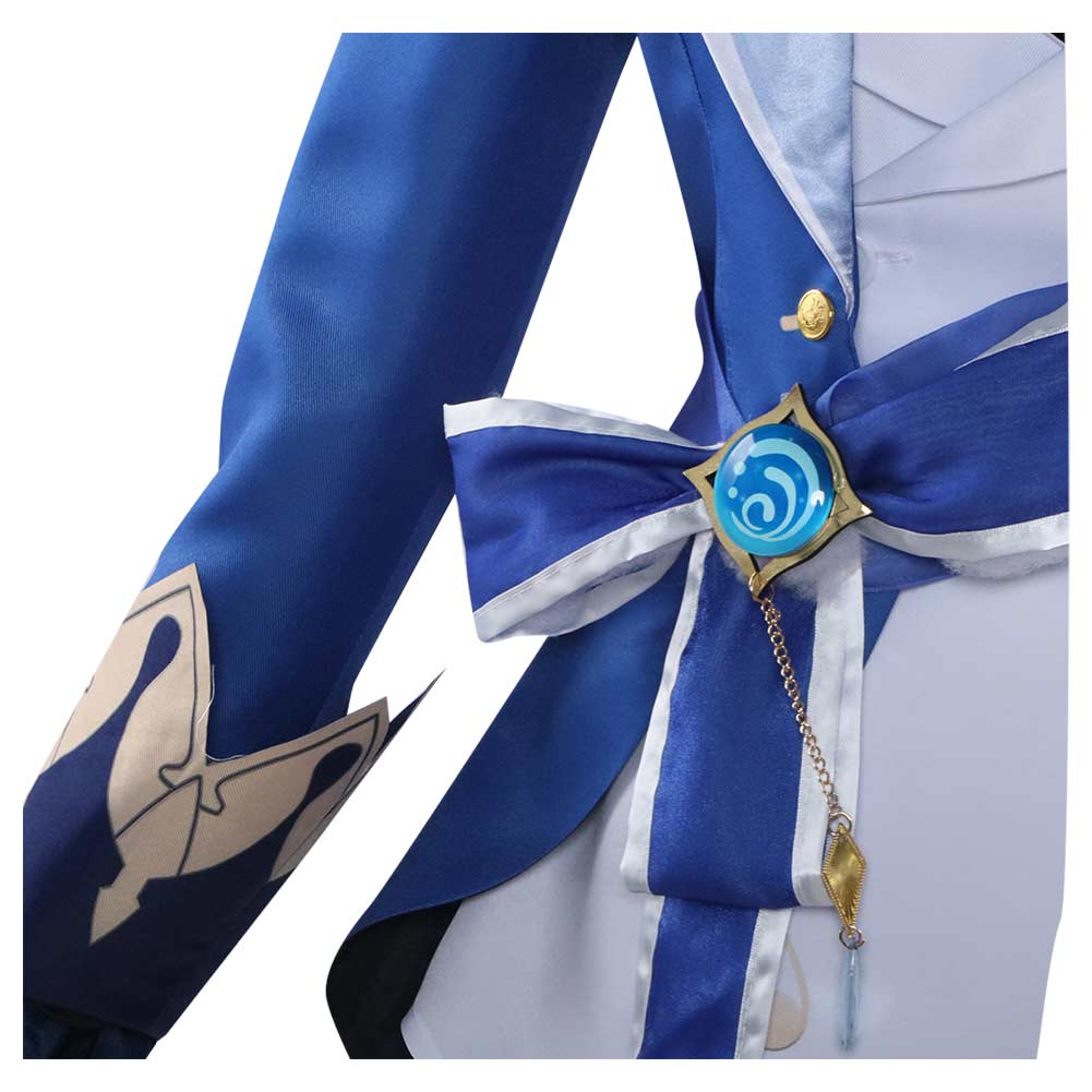 Genshin Impact Focalors Cosplay Costume Outfits Cosplay Costume Outfits Halloween Carnival Suit  