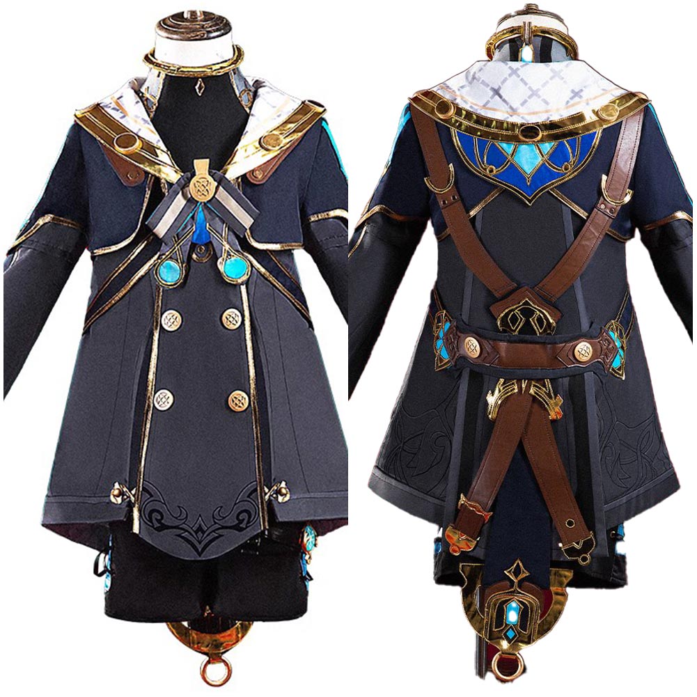 Genshin Impact Freminet Cosplay Costume Outfit Halloween Carnival Party Suit