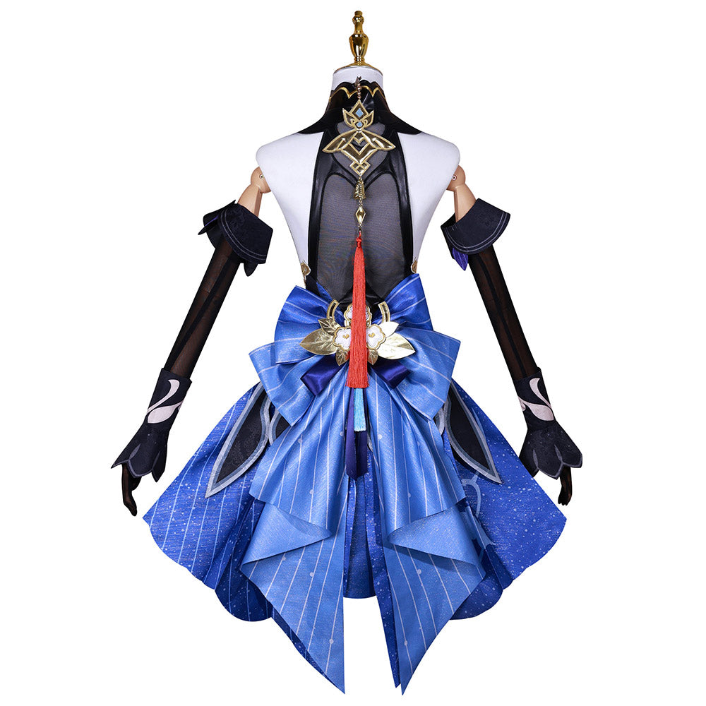 Genshin Impact Ganyu Lantern Rite Cosplay Outfits Halloween Carnival Costume 