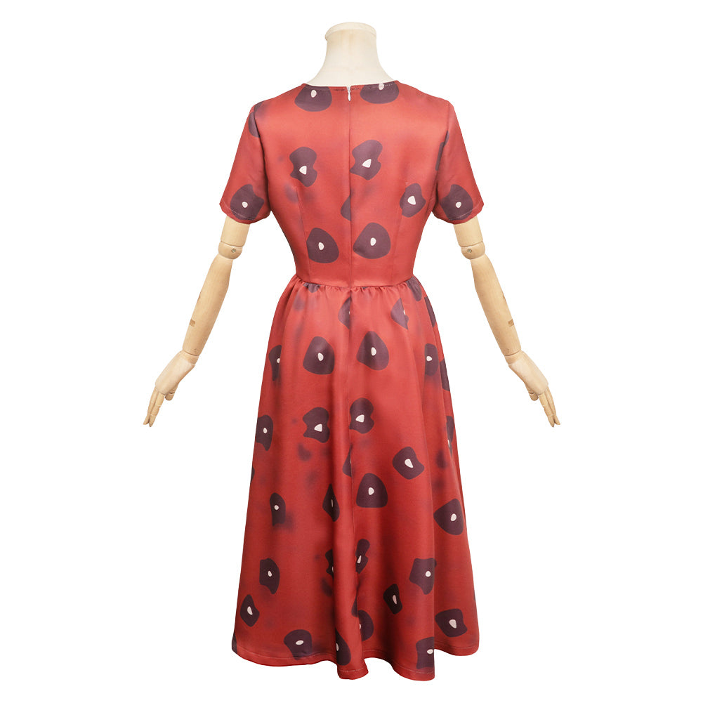 Ghost Girl Game Lethal Company red Dress Cosplay Costume