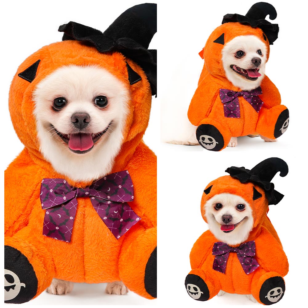 Halloween Pumpkin Pet Dog Costume Dogs Clothes for Small & Medium Dog