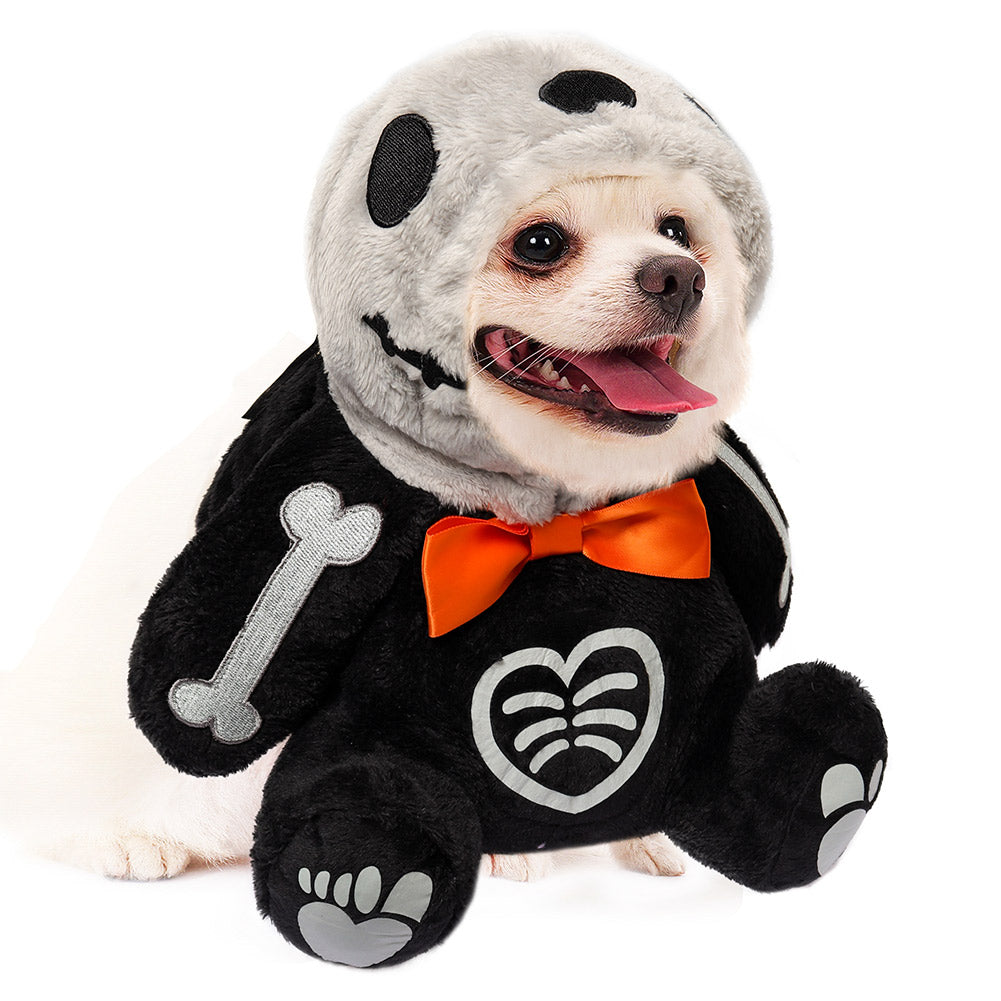 Halloween Skeleton Dog Costume Halloween Pet Costume Dogs Clothes for Small & Medium Dog