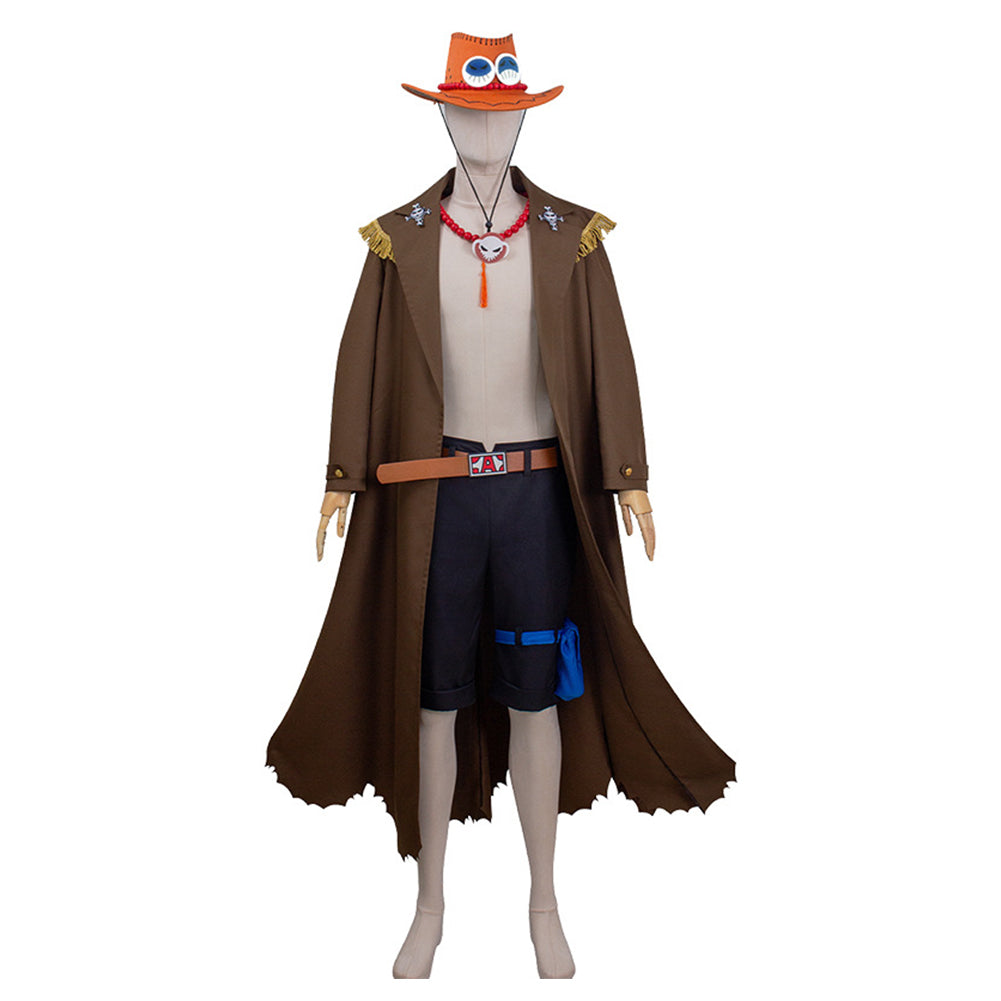 One Piece Portgas D. Ace/History Cosplay Costume Outfits Halloween Carnival Suit