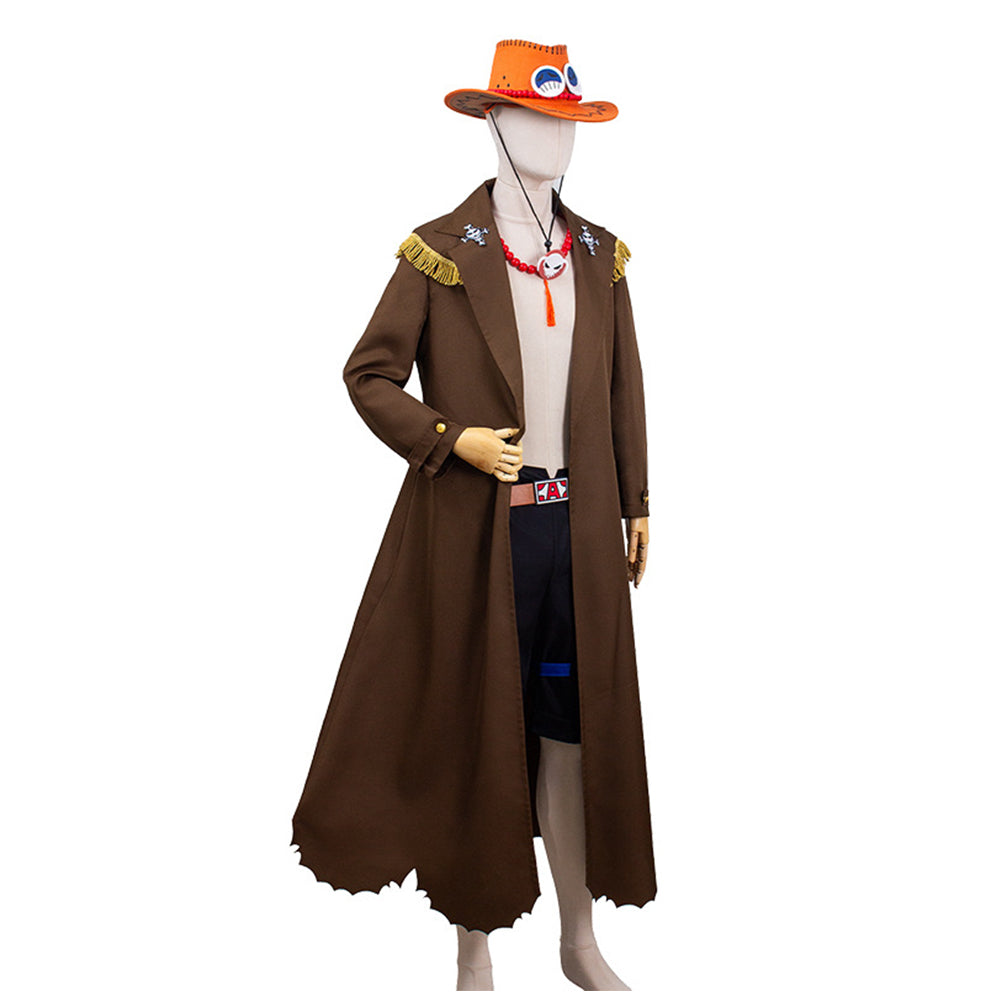 One Piece Portgas D. Ace/History Cosplay Costume Outfits Halloween Carnival Suit