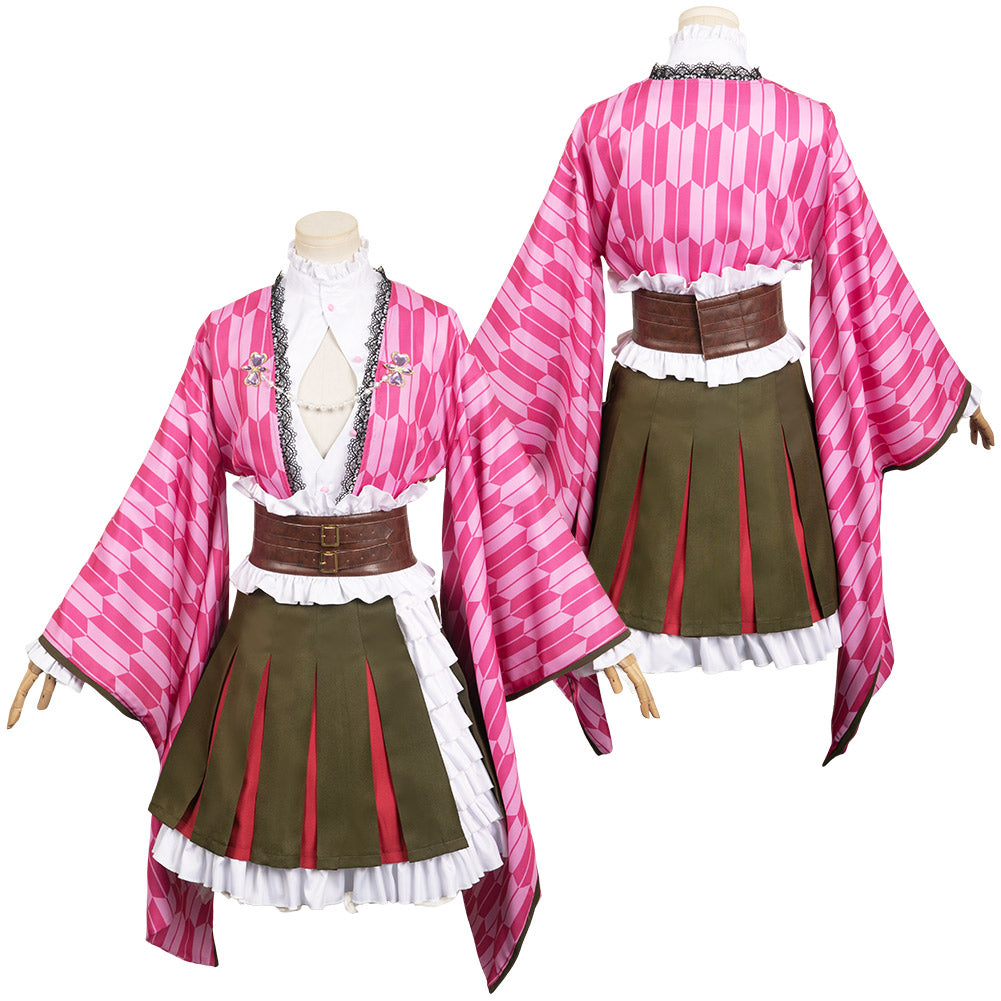 Kanroji Mitsuri 5th 5th Anniversary Kimono Cosplay Costume Outfits